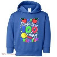 My Students Are 100 Days Brighter First Grade Teacher Gift Toddler Hoodie thumb 0