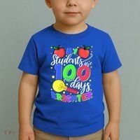 My Students Are 100 Days Brighter First Grade Teacher Gift Toddler T-Shirt thumb 2