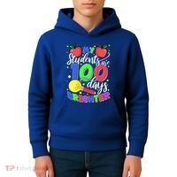 My Students Are 100 Days Brighter First Grade Teacher Gift Kids Hoodie thumb 4