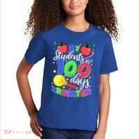 My Students Are 100 Days Brighter First Grade Teacher Gift Kids T-Shirt thumb 2