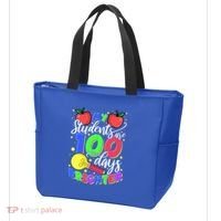 My Students Are 100 Days Brighter First Grade Teacher Gift Tote Bag thumb 3