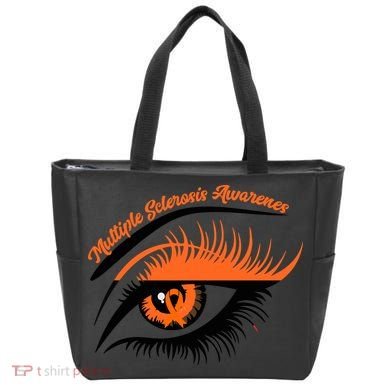 Multiple Sclerosis Awareness Eye Design Tote Bag