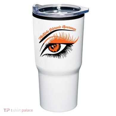 Multiple Sclerosis Awareness Eye Design Tumbler