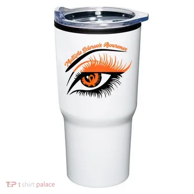 Multiple Sclerosis Awareness Eye Design Tumbler