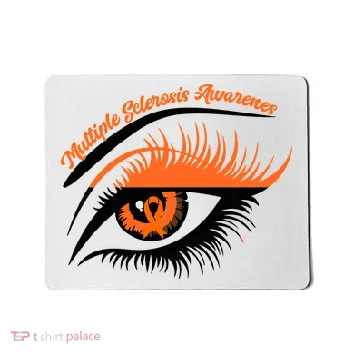 Multiple Sclerosis Awareness Eye Design Mousepad