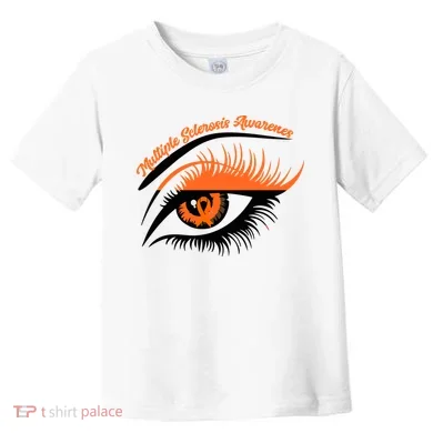 Multiple Sclerosis Awareness Eye Design Toddler T-Shirt