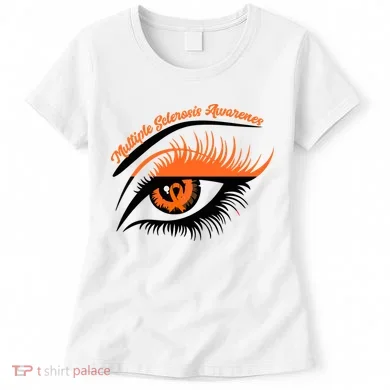 Multiple Sclerosis Awareness Eye Design Women's T-Shirt