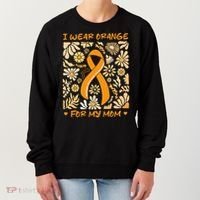 Multiple Sclerosis Awareness I Wear Orange for My Mom Boho Gift Women's Sweatshirt thumb 0