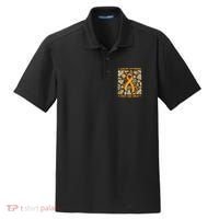 Multiple Sclerosis Awareness I Wear Orange for My Mom Boho Gift Dry Zone Grid Polo thumb 0