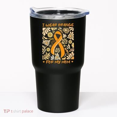 Multiple Sclerosis Awareness I Wear Orange for My Mom Boho Gift Tumbler
