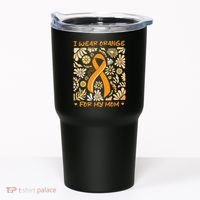 Multiple Sclerosis Awareness I Wear Orange for My Mom Boho Gift Tumbler thumb 0
