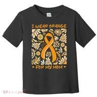 Multiple Sclerosis Awareness I Wear Orange for My Mom Boho Gift Toddler T-Shirt thumb 0