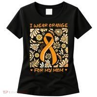 Multiple Sclerosis Awareness I Wear Orange for My Mom Boho Gift Women's T-Shirt thumb 0