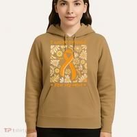 Multiple Sclerosis Awareness I Wear Orange for My Mom Boho Gift Hoodie thumb 5
