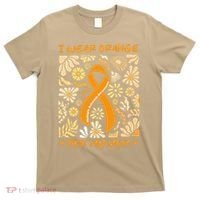 Multiple Sclerosis Awareness I Wear Orange for My Mom Boho Gift T-Shirt thumb 0