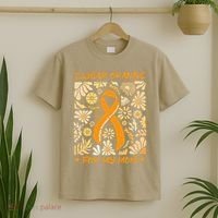 Multiple Sclerosis Awareness I Wear Orange for My Mom Boho Gift T-Shirt thumb 2