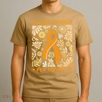 Multiple Sclerosis Awareness I Wear Orange for My Mom Boho Gift T-Shirt thumb 3