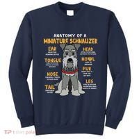 Miniature Schnauzer Anatomy Funny Dog Mum Dad Gift Sweatshirt thumb 0