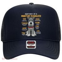 Miniature Schnauzer Anatomy Funny Dog Mum Dad Gift Hat thumb 0