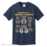 Miniature Schnauzer Anatomy Funny Dog Mum Dad Gift Kids T-Shirt thumb 0