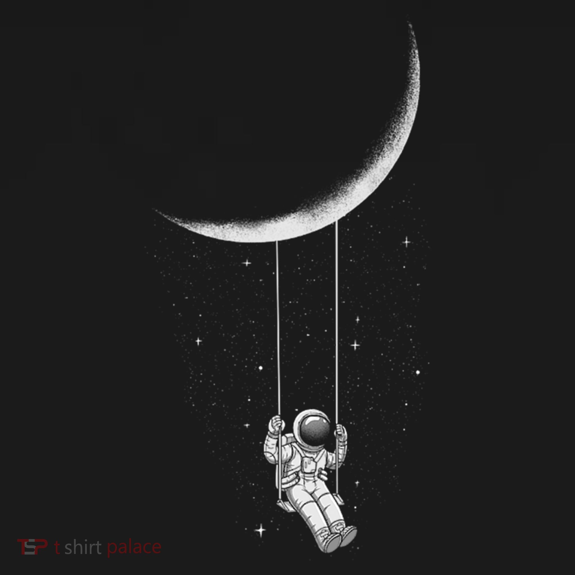 Moon Swing Astronaut Stars Space Man Funny Gift Doggie Tank