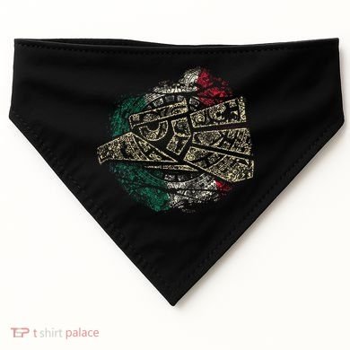 Mexico Sacred Aztec Calendar Mexican Eagle Archeological USA-Made Doggie Bandana