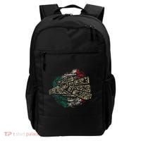 Mexico Sacred Aztec Calendar Mexican Eagle Archeological Backpack thumb 0