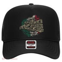 Mexico Sacred Aztec Calendar Mexican Eagle Archeological Hat thumb 0