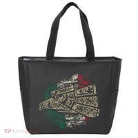 Mexico Sacred Aztec Calendar Mexican Eagle Archeological Tote Bag thumb 0