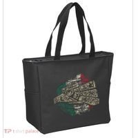 Mexico Sacred Aztec Calendar Mexican Eagle Archeological Tote Bag thumb 2