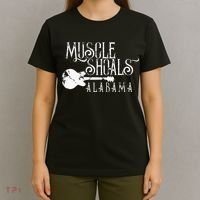 Muscle Shoals Alabama With Guitar Swampy Soul Music Fans T-Shirt thumb 4