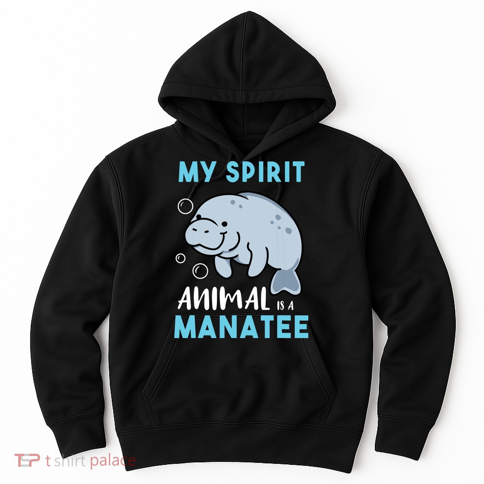 My Spirit Animal Is A Manatee Marine Biologist Gift Hoodie