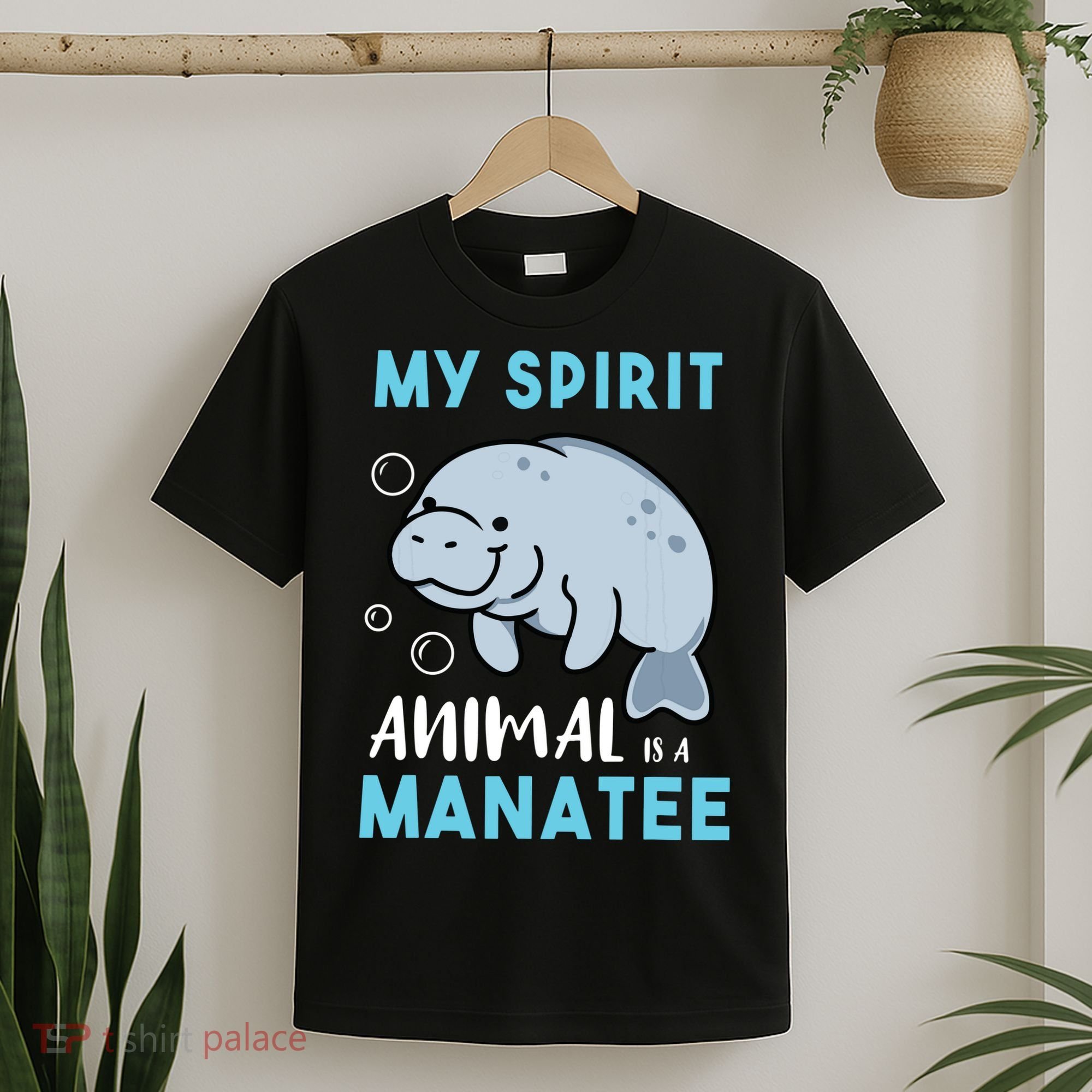 My Spirit Animal Is A Manatee Marine Biologist Gift T-Shirt