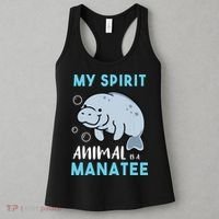My Spirit Animal Is A Manatee Marine Biologist Gift Women's Tank Top thumb 3