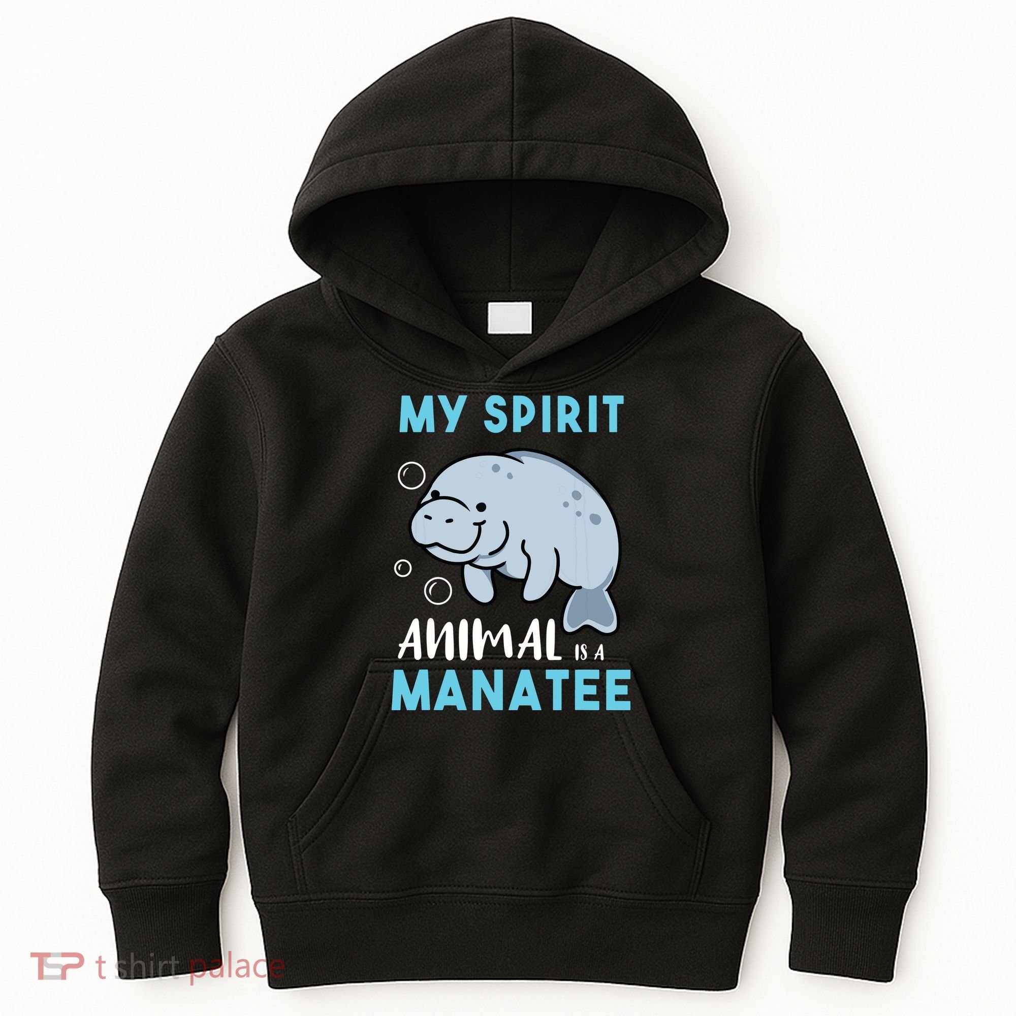 My Spirit Animal Is A Manatee Marine Biologist Gift Kids Hoodie