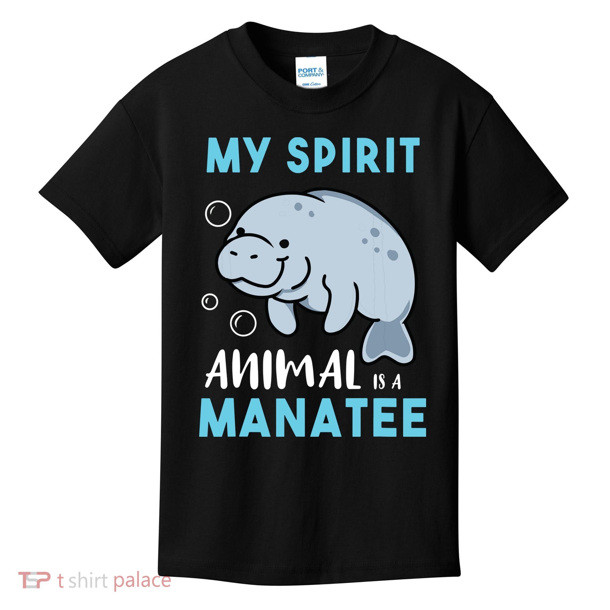 My Spirit Animal Is A Manatee Marine Biologist Gift Kids T-Shirt