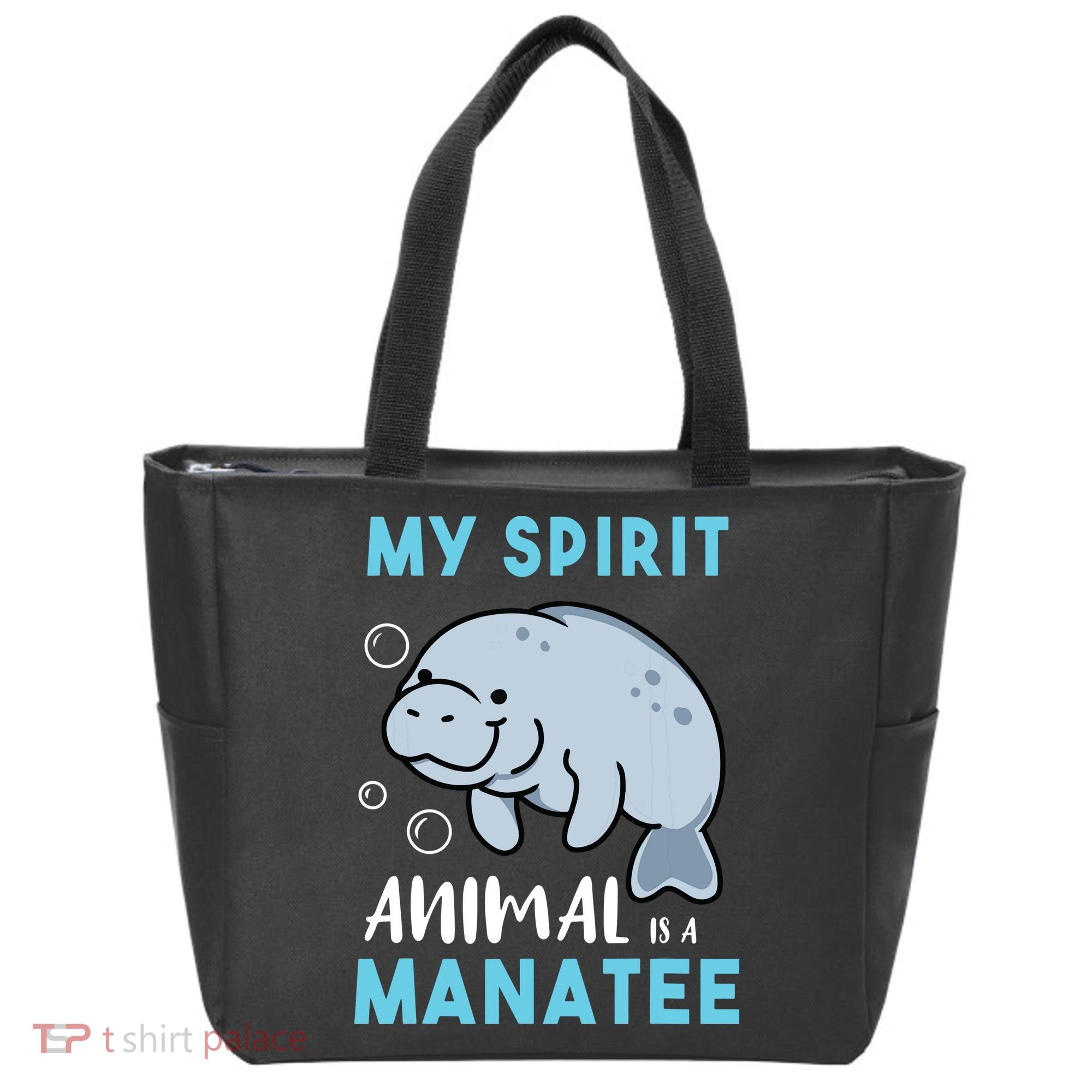My Spirit Animal Is A Manatee Marine Biologist Gift Tote Bag