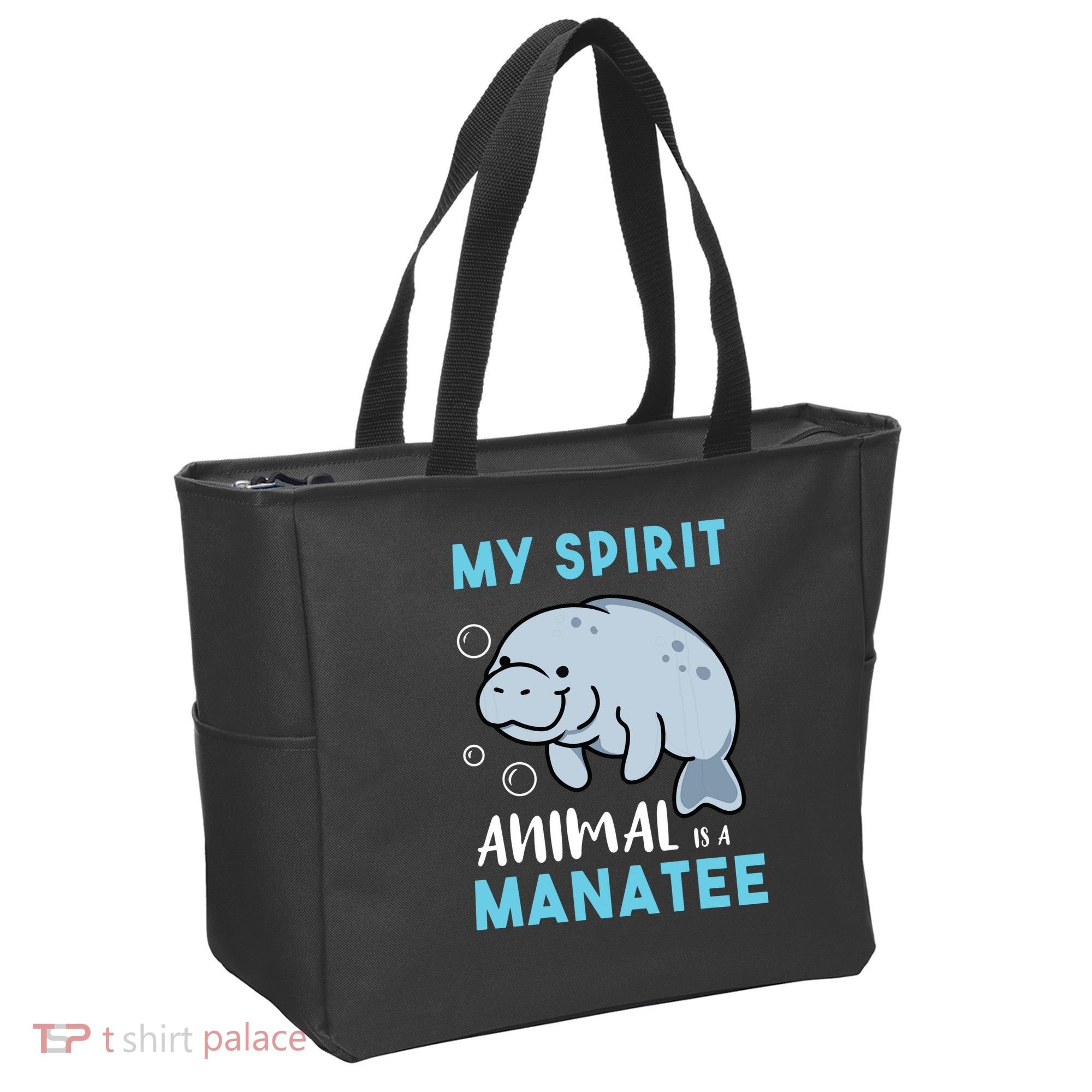 My Spirit Animal Is A Manatee Marine Biologist Gift Tote Bag