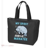 My Spirit Animal Is A Manatee Marine Biologist Gift Tote Bag thumb 3