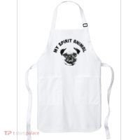 My Spirit Animal Pug Funny Dog Mom And Dog Dad Apron thumb 0