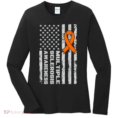 Multiple Sclerosis Awareness MS Women's Long Sleeve Shirt