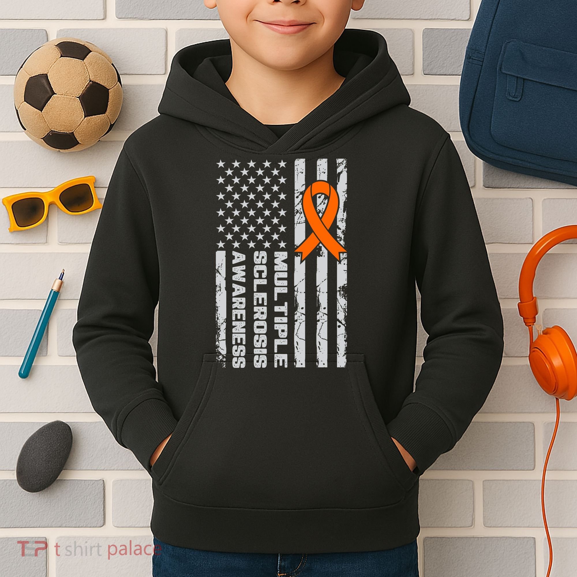 Multiple Sclerosis Awareness MS Kids Hoodie