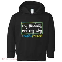 My Students Are My Why Assistant Principal Toddler Hoodie thumb 0