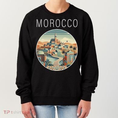 Morocco Scenery Art Deco Women's Sweatshirt