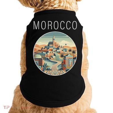 Morocco Scenery Art Deco Doggie Tank