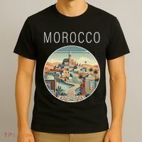 Morocco Scenery Art Deco T-Shirt thumb 3