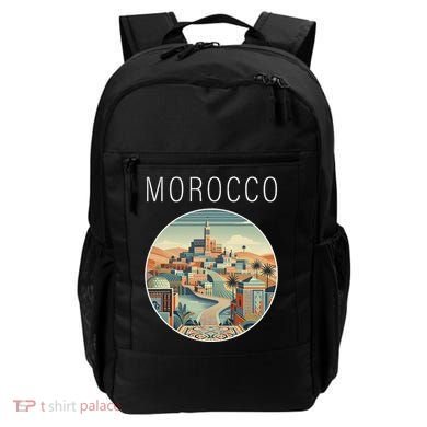 Morocco Scenery Art Deco Backpack