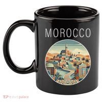 Morocco Scenery Art Deco 11oz C Handle Ceramic Mug thumb 2
