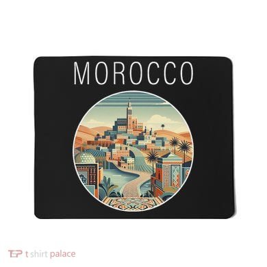 Morocco Scenery Art Deco Mousepad
