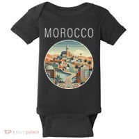 Morocco Scenery Art Deco Baby Bodysuit thumb 0